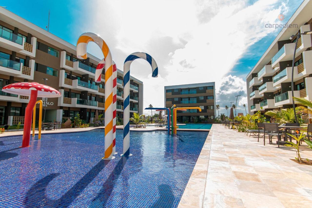 דירות Pôrto das Galinhas Mana Beach Experience Muro Alto - #A209 Por Carpediem מראה חיצוני תמונה